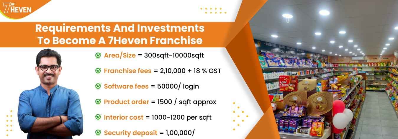 requirements to become 7heven franchise