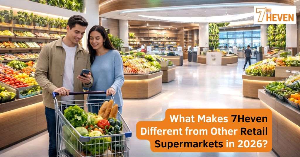 7heven different from other retail supermarkets
